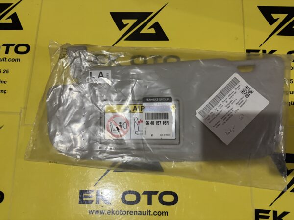 964015716R Renault kadjar sol güneşlik